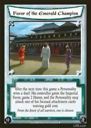 Favor of the Emerald Champion