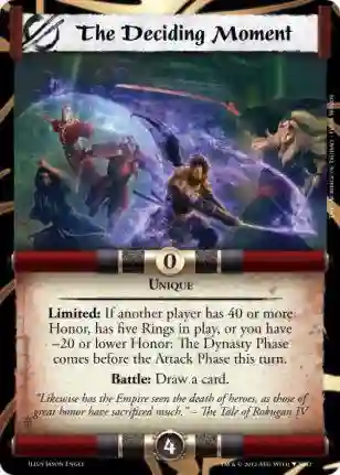 The Decing Moment (Sacrifice of Tsudao)