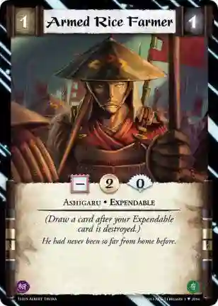 ARMED RICE FARMER FOIL