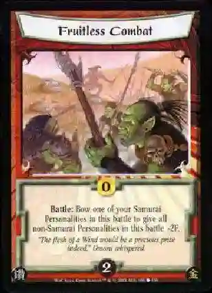 Fruitless Combat