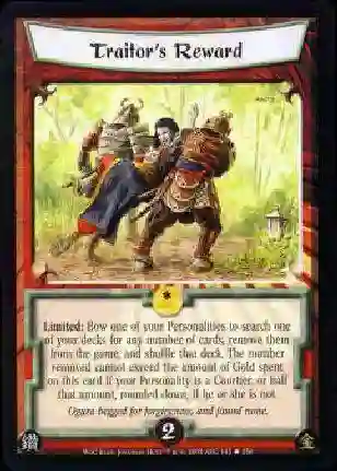 Traitor's Reward
