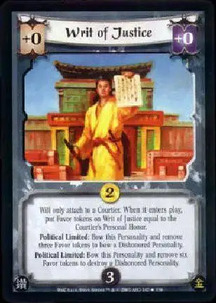 Writ of Justice Foil