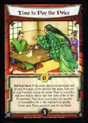 Time to pay the price foil