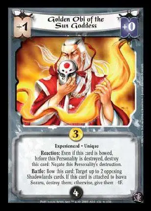 Golden Obi of the Sun Goddess Exp