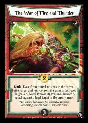 The War of Fire and Thunder FOIL