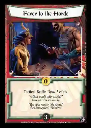 Favor to the Horde