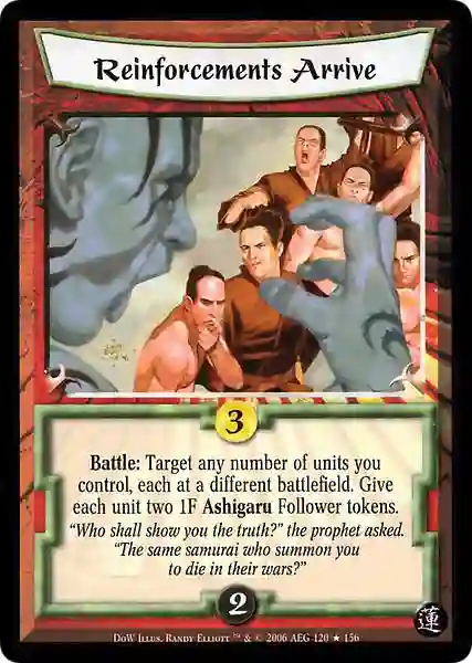 Reinforcements Arrive FOIL (Español)