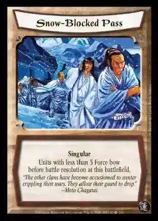 Snow-Blocked Pass