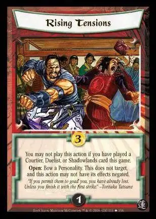 Rising Tensions