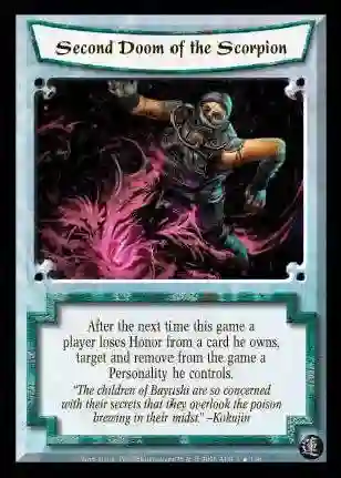 Second Doom of the Scorpion FOIL