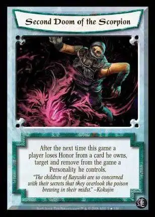 Second Doom of the Scorpion FOIL