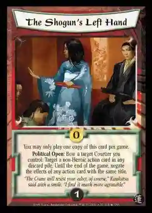 The Shogun's Left Hand FOIL