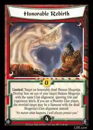 Honorable Rebirth FOIL