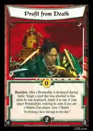 Profit from Death FOIL