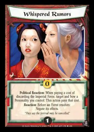 Whispered Rumors Foil