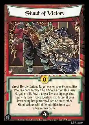 Shout of Victory FOIL