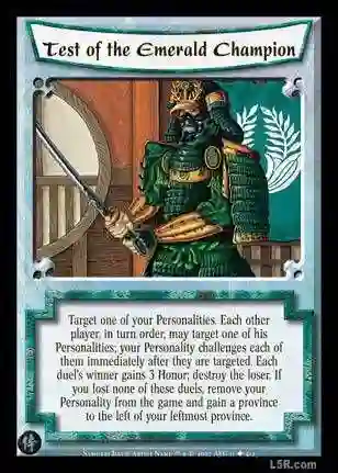 Test of the Emerald Champion FOIL