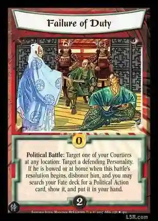 Failure of Duty