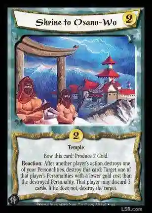 Shrine to Osano-Wo FOIL