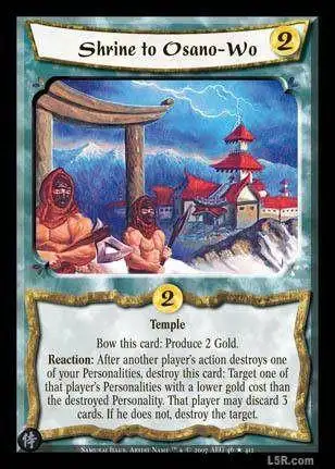Shrine to Osano-Wo FOIL