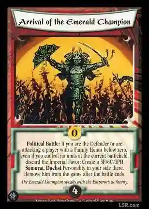 Arrival of the Emerald Champion FOIL