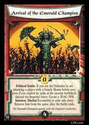 Arrival of the Emerald Champion FOIL