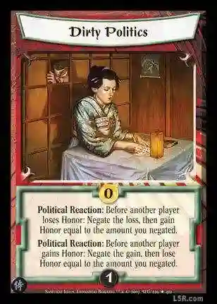 Dirty Politics Foil