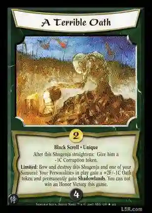 TO TERRIBLE OATH FOIL