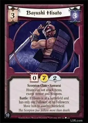 Bayushi Hisato FOIL