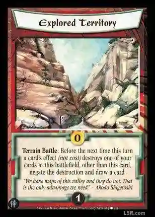 Explored Territory FOIL