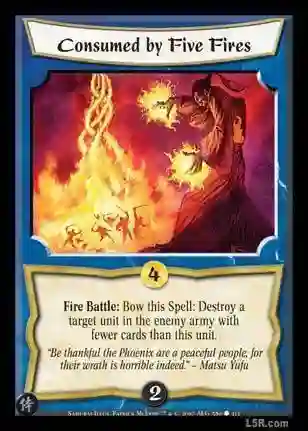Consumed by Five Fires FOIL