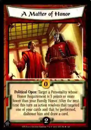 A Matter of Honor