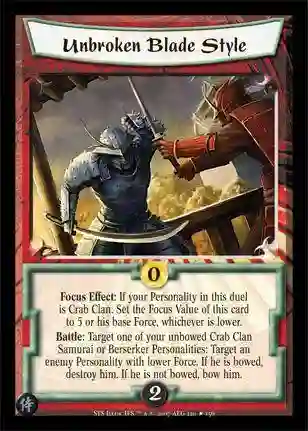 Unbroken Blade Style
