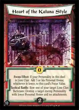 Heart of the Katana Style FOIL