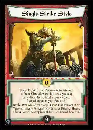 Single Strike Style FOIL
