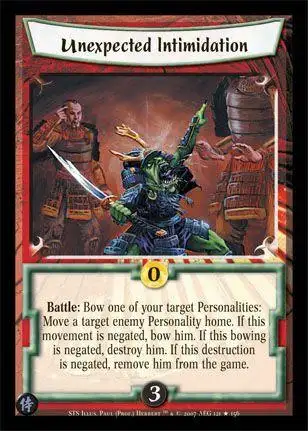 Unexpected Intimidation FOIL