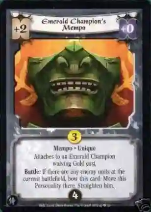 Emerald Champion's Mempo