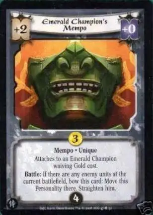 Emerald Champion's Mempo