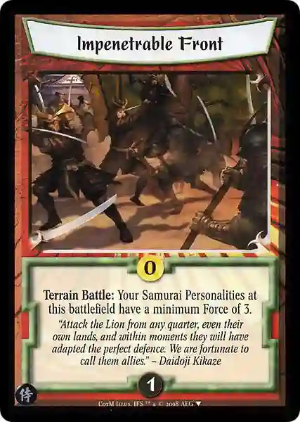 Impenetrable Front