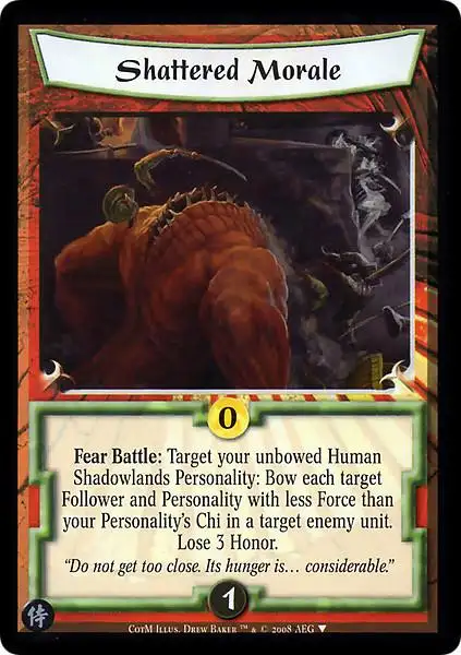 SHATTered MORALE