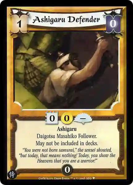 Ashigaru Defender