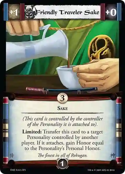 Friendly Traveler Sake