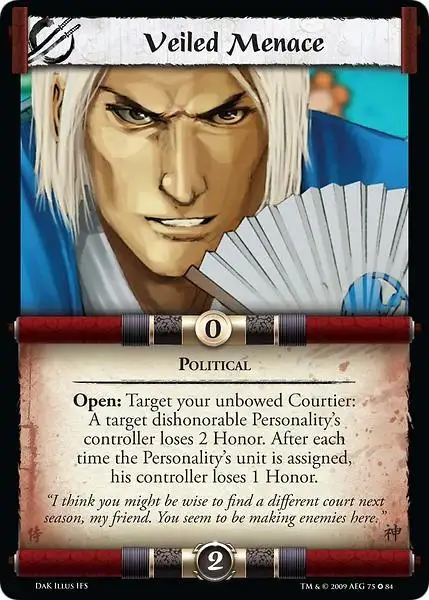 VEILED MENACE