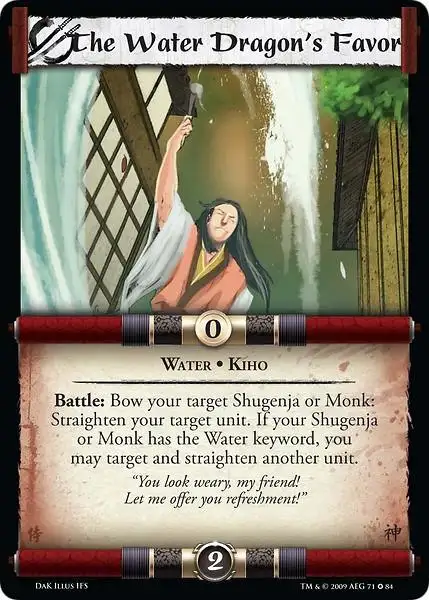The Water Dragon's Favor