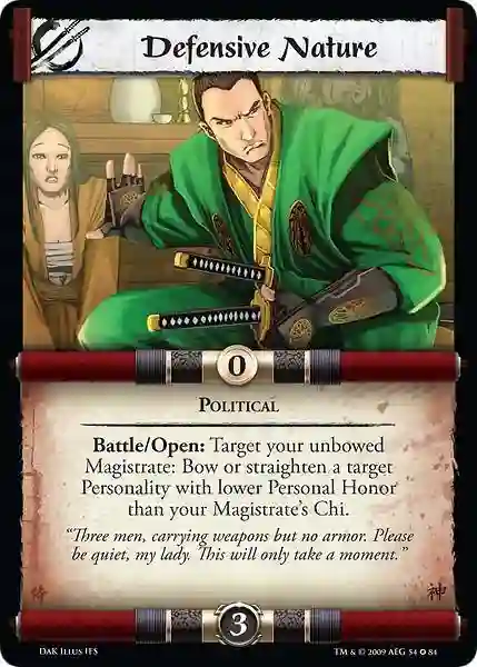 Defensive Nature