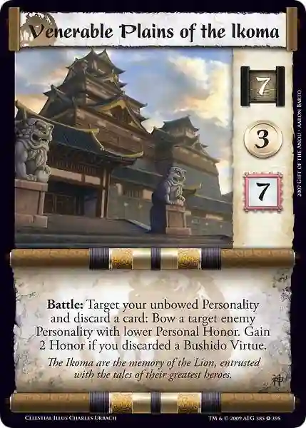 Venerable Plains of the Ikoma FOIL