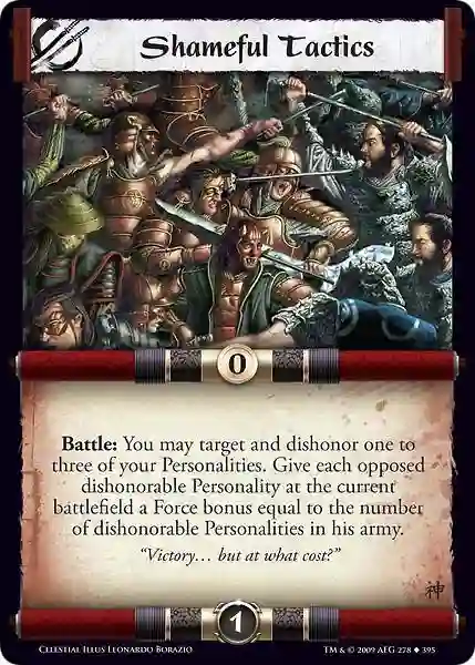 Shameful Tactics