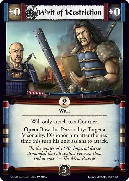 Writ of restriction