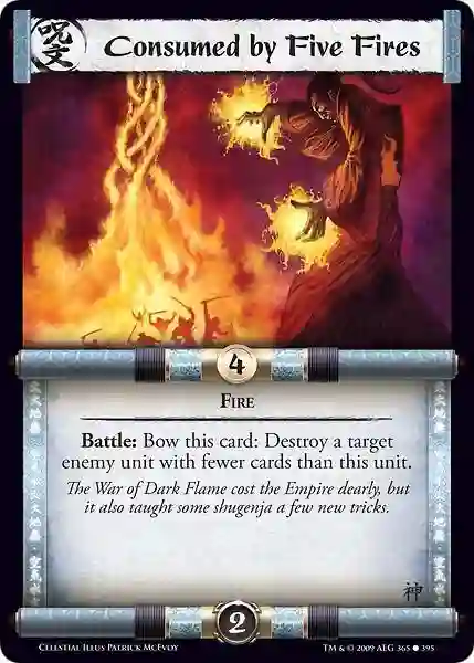 Consumed by Five Fires