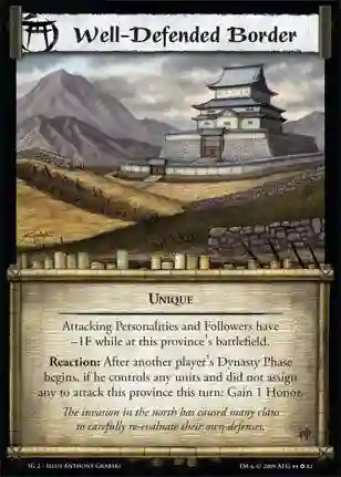 Well-Defended Border
